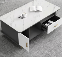 Table basse relevable et extensible avec rangement, style farmhouse moderne, gain de place, multifonction, meuble TV pour petit appartement, salon