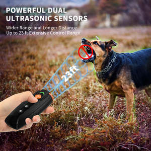 Tize ngoài trời Sonic Repellent chống barking thiết bị đào tạo siêu âm Dog Chaser với LED ánh sáng - Product Image 4