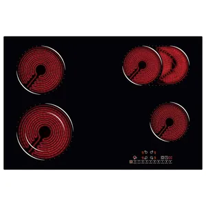 China Factory CE Certificate Home Appliance Easy Cooking Ceramic Glass Cooktop Panel 4 Burners Ceramic Cookers