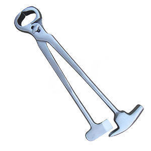 Juego de Herramientas de Herrador TM STAR, Alicates para Cascos de Caballo, Martillo y Amoladora, 12 Pulgadas - Product Image 1