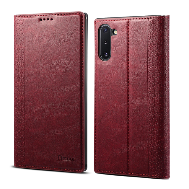 For Samsung Galaxy Note 10 Flip Leather Wallet Mobile Phone Case