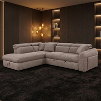 Le Meuble de Salon Pliant Rectangulaire à Trois Places en Tissu avec Porte-Gobelets, Confortable et Durable, Design Européen, du Grossiste Leader