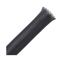 Gaine de protection de câble tressée extensible en PE, flexible et durable, pour usage intérieur, certifiée RoHS, gamme de tailles de 3 mm à 50 mm