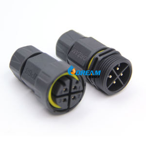 電源信号防水電気オスメスワイヤーコネクターIP68コネクター3ピン - Product Image 4