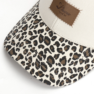 Fashion Casual Unisex Leopard Print Patch Cotton <b>Baseball</b> <b>Cap</b> Sports <b>Caps</b> for Summer Sun Protection - Product Image 4