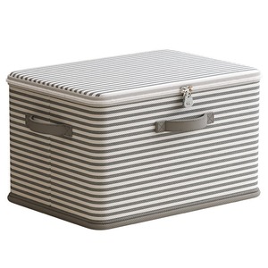 <span class=keywords><strong>Tissu</strong></span> non tissé Lang 88L pas cher avec serrure boîte de rangement pliante boîtes de rangement pour vêtements avec rangement pour vêtements à domicile - Product Image 1