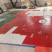 Tapis de sécurité pour plateforme de forage sur mesure, résistant à l'huile, antidérapant, en polyuréthane, avec clous en acier, découpe sur mesure pour le plancher de la plateforme de forage