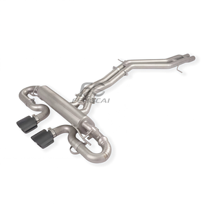 Échappement Catback en acier inoxydable pour <span class=keywords><strong>Porsche</strong></span> <span class=keywords><strong>Cayenne</strong></span> <span class=keywords><strong>Turbo</strong></span> <span class=keywords><strong>GT</strong></span> 4.0T 2024, tuyaux d'échappement de qualité, améliore la puissance et optimise l'échappement - Product Image 2