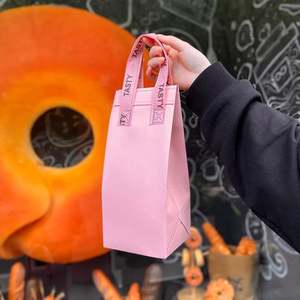 Sacs isothermes en tissu non tissé et feuille d'aluminium, réutilisables, pour le déjeuner, avec isolation thermique laminée, vente en gros, tendance et rapide - Product Image 2