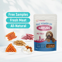 Friandises pour animaux séchées à l'air OEM, collation pour chat et chien, riche en protéines, ingrédient unique, sans additifs, logo personnalisé, vente en gros d'usine