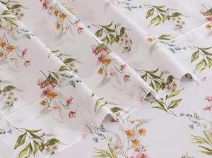 Кровать из микрофибры с цветочным принтом в американском стиле, плоская простыня - Product Image 4