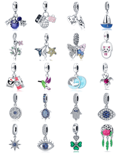 Colgantes de Aleación de Zirconia Chapados en Oro para Niños, Hechos a Mano, Más Vendidos - Venta Directa de Accesorios de Moda con Cuentas Mixtas - Product Image 2