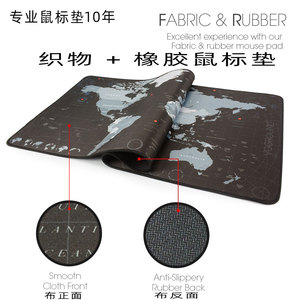 Trắng thăng hoa có thể gập lại miếng lót chuột chơi game không thấm nước với cơ sở cao su và bề mặt vải trống chết cắt Mousepad tùy chỉnh - Product Image 3