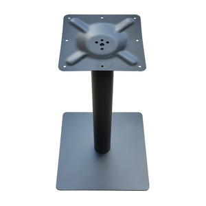Ouba Hardware Iron <b>Table</b> <b>Leg</b> 400x400mm Industrial Design Durable Outdoor <b>Table</b> Base - Product Image 4