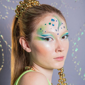 Pegatinas de diamantes de imitación personalizables azul <span class=keywords><strong>lago</strong></span> con purpurina, autoadhesivas, para el cabello, rostro, cuerpo, ojos y uñas, ideales para festivales. - Product Image 3