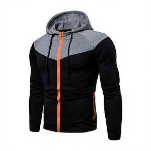Sweat-shirts à capuche tendance, personnalisables, nouvelle arrivée, double fermeture éclair, haute qualité, 100% polyester coton molletonné, pour hommes et femmes - Product Image 1