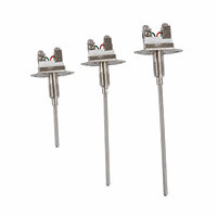 Sonde thermocouple blindée de type K avec montage à bride filetée WRNK-101 SS304 pour le contrôle de la température des fours industriels