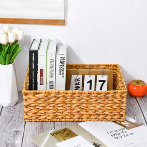 Cesta <span class=keywords><strong>de</strong></span> Almacenamiento Rectangular Personalizada, Tejida <span class=keywords><strong>a</strong></span> Mano, <span class=keywords><strong>de</strong></span> PP Ecológico, con Tapa, <span class=keywords><strong>para</strong></span> <span class=keywords><strong>Frutas</strong></span>, Moderna, Multiusos, <span class=keywords><strong>para</strong></span> el Hogar - Product Image 3