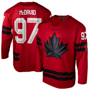 Équipe du Canada 2026 pour hommes, Sidney Crosby # 87 maillots de <span class=keywords><strong>hockey</strong></span> <span class=keywords><strong>sur</strong></span> glace |   Broderie rouge, noire et blanche - Product Image 3