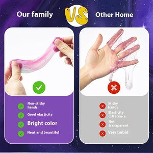 Hot Selling Starry Sky Crystal Egg Slime Cross-Border Mixed Color Mud Jelly Plastic Manufacturer's Wholesale - Product Image 2