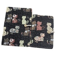 Carnet à feuilles mobiles portable détachable style Ins pour chat, A5 A6, mignon, journal littéraire, journal intime, carnet de notes, cadeau