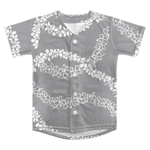 Детская бейсбольная майка Puakenikeni Lei, Высококачественная детская спортивная уличная футболка, модная футболка для мальчиков, доставка