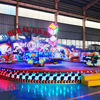 Prix d'usine Manège de fête foraine intérieur/extérieur Break Dance Rotatif Luna Park Crazy Dance en fibre de verre