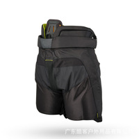 Pantalon de protection de hockey sur glace professionnel en gros, thermorégulé, résistant aux chocs, avec protection dorsale, coccyx et cuisses en mousse PE