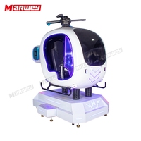Equipo de Realidad Virtual, Máquina de Juegos para Parques de Atracciones, Centro de Juegos Comercial, Cabina de Simulación de Vuelo de Helicóptero 9D VR