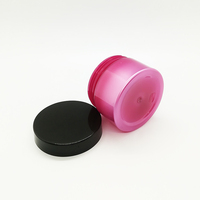 ODM RUIPACK OEM Pot cosmétique vide en plastique PET personnalisé, couleur rose perlé, pot à crème PET avec couvercle à vis, 120 ml, 4 oz, fabricant