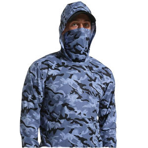 Sweat à capuche de pêche camouflage pour homme UPF 50 anti-UV à manches longues, vêtement d'extérieur - Product Image 3