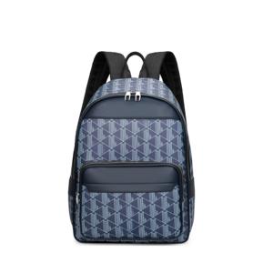 Sac à dos de voyage professionnel pour ordinateur portable en cuir PU imperméable avec logo 2025, grande capacité, <span class=keywords><strong>fermeture</strong></span> <span class=keywords><strong>éclair</strong></span> en nylon, vente en gros, offre spéciale pour hommes - Product Image 4