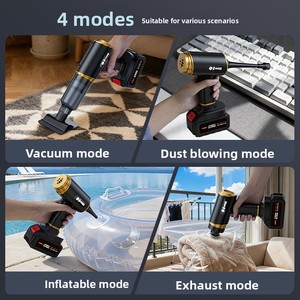 Aspiradora de Mano para Auto de Alta Potencia con Fuerte Succión, Batería de Litio Desmontable y <span class=keywords><strong>Motor</strong></span> sin Escobillas para Uso Doméstico - Product Image 6