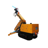 Machine de projection de béton robotisée 5,5 m³/h, moteur électrique/pneumatique et bras robotisé haute efficacité