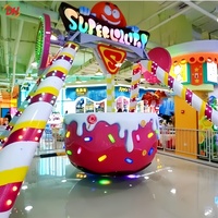 Manège à thème bonbons et sucre, mini pendule 6 places, fourni par Amusement Factory