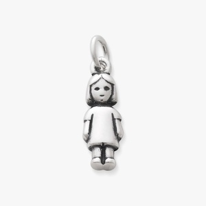 Ciondoli Fai-da-Te a Forma di Bambina in Argento Sterling 925, Pendenti per Bambini Incidibili, Vendita all'Ingrosso Personalizzata - Product Image 1