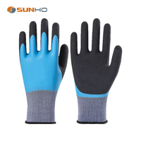 Gants de travail en nitrile latex, résistants, à prix avantageux, avec poignets élastiques, ignifuges, imperméables et résistants à l'abrasion
