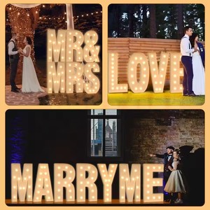 Khổng lồ lớn lớn Đảng trang trí LED 4ft 5ft lớn marquee chữ số đèn cho sự kiện đám cưới Nguồn cung cấp - Product Image 3