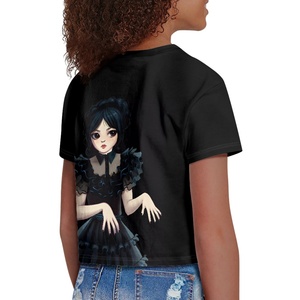 Summer New Children's Clothing <strong>Wednesday</strong> Design Kids Clothes Girls Short Sleeve <strong>T</strong>-<strong>shirt</strong> OEM Custom Tops Fashion <strong>Shirts</strong> Drop Ship - Product Image 5