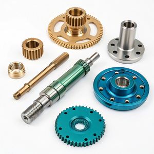 Composants de quincaillerie en aluminium CNC durables, usinés en alliage poli - Product Image 2