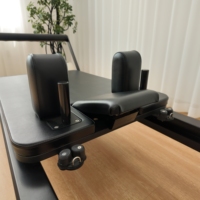de réformateur de Pilates de certification d'usine en alliage d'aluminium noir de qualité supérieure de studio OEM Gym Standard