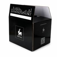 Boîte en carton ondulé personnalisée avec séparateurs en papier, impression couleur, boîte d'expédition avec inserts pour bouteille en verre