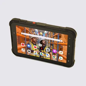 מוקשח Tablet 8 אינץ מקצועיות 4G Lte אנדרואיד 12 4Gb Ram 64Gb 2D ברקוד סורק Tablet Pc טלפון תעשייתי Tablet Nfc