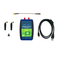 Module d'apprentissage radio logicielle (SDR) / RF ADALM-PLUTO en panneau de particules, fonctionnement émetteur-récepteur full-duplex, signal basé sur le matériel