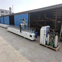 Machine de revêtement PUR pour lignes de bois massif et profilés en aluminium, machine d'enrobage de profilés en bois stratifié