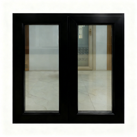 Ventanas Abatibles de Vidrio Templado con Aislamiento de Buena Calidad, Ventanas Abatibles de Vidrio a Prueba de Balas y Resistentes a Huracanes para Villas