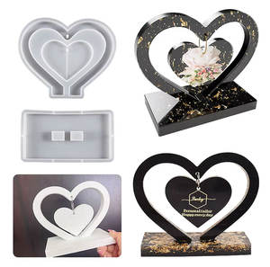 <span class=keywords><strong>Stampo</strong></span> in <span class=keywords><strong>Silicone</strong></span> a Forma di <span class=keywords><strong>Cuore</strong></span> per San Valentino, per Cornici Fotografiche in Resina Epossidica, <span class=keywords><strong>Stampo</strong></span> per Cornici in <span class=keywords><strong>Silicone</strong></span> per Decorazioni Domestiche - Product Image 2