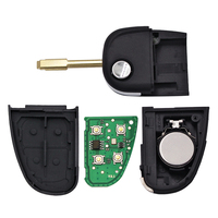 Clé à distance à 4 boutons 315Mhz 433Mhz 4D60 puce pour Jaguar x-type s-type 1999-2009 XJ XJR 2002-2008 lame FO21