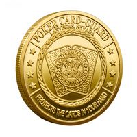 Pièce commémorative en fer Stock Ace King – Conception personnalisée, pièce moulée sous pression, cadeau souvenir pour les cartes de poker de Las Vegas – Guard