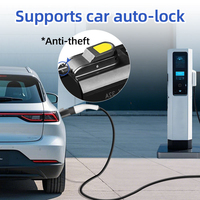 Adaptateur de charge de voiture électrique portable Max 32A triphasé type 2 vers GBT pour véhicules standard GB/T